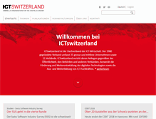 Tablet Screenshot of ictswitzerland.ch